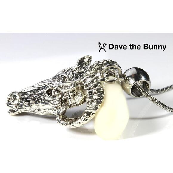 Capricorn Necklace - Goat Necklace of a Zodiac Sign Pendant - Picture 8 of 10